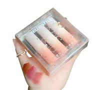Juego de 3 pintalabios líquido dulce mate de larga duración, no deja marcas, brillo labial cosmético natural