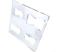 Juego de 3 plantillas acrílicas con incrustaciones de mariposa para uso en enrutadores en proyectos de incrustaciones de madera y refuerzo de grietas (3)