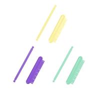 Juego de 3 plantillas de glaseado de pasteles, herramienta de medición precisa para hornear, medición perfecta, fácil limpieza, diseño de plástico, guía de corte de pasteles