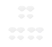 Juego de 3 plantillas de talón, reparación de talón, para hombres y mujeres, tacones altos, color blanco