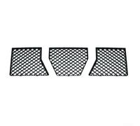 Juego de 3 protectores de malla para rejilla frontal inferior para BMW G87 M2 2023 a 2025, ajuste personalizado, plástico ABS, protección de radiador, cubierta de admisión de aire (negro brillante)