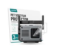 Juego de 3 protectores de pantalla para transceptor de vídeo DJI SDR | yystao Película de PET transparente de alta definición con protección contra arañazos y antihuellas para un protector de