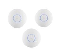 Juego de 3 puntos de acceso interiores WiFi de alto rendimiento 6, doble banda AX1800, cobertura de 1500 m² cada uno, 2 x 2 MIMO, velocidades 2402 Mbps/573 Mbps