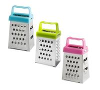Juego de 3 ralladores cuadrados en miniatura, fáciles de limpiar, ralladores de queso de cocina