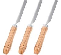 Juego De 3 Raspadores De Pelo De Cerdo De Acero Inoxidable: Herramientas Manuales para El Afeitado En Granjas Y Mataderos, Cuchillas Duraderas Y Soportes Cómodos para Una Eliminación Eficaz del