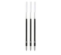 Juego de 3 recambios para bolígrafos Jetstream multicolores, SXR-80-05, negro, 0,5 mm
