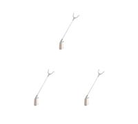 Juego de 3 recolectores de basura plegables de mano, herramienta de recogida de basura telescópica de acero inoxidable para exteriores