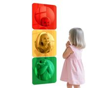Juego de 3 reflectores sensoriales de burbuja visual, 1 juego | Los reflectores de burbujas de poliacrilato promueven la exploración física de los niños pequeños y aumentan su creatividad