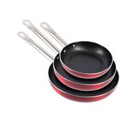 3 Claveles Juego de 3 Sartenes Ø20Ø24Ø28cm en aluminio prensado y revestimiento antiadherente