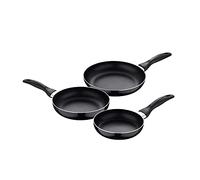Juego de 3 sartenes de Ø16Ø20Ø24 aluminio prensado colección Navy Black