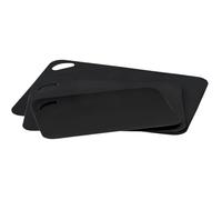 WENKO Tabla de cortar flexible Felix, juego de 3 piezas, alfombrillas de corte en 3 tamaños, antideslizantes y flexibles para transferir fácilmente los alimentos de corte, de plástico, color negro