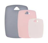 Juego de 3 Tablas de Cortar Flexibles de TPU - Sin BPA, Antideslizantes y Aptas para Lavavajillas - Tablas de Cocina Resistentes a los Arañazos con Canal para Jugos - Ideales para Carne, Verduras