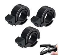 Juego de 3 timbres para bicicleta de montaña, sonido fuerte, instalación fácil, timbre de alta calidad, timbre de aleación de aluminio, adecuado para bicicletas de carretera y montaña