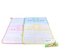 Juego de 3 Toallas para guardería de niña Poppy © 40 x 55 cm Puro algodón Hembra con Tela Aida para Bordar