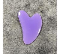 Juego De 3 Uds De Masajeador De Rodillos De Resina Para Masajeador Facial De Cara Y Cuerpo Gua Sha,solo Morado