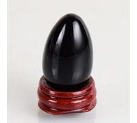 Juego De 3 Uds De Mezcla De Masaje De Huevo Yoni De Piedra Original, Bola De Cuarzo Rosa De Jade Natural, Entrenamiento Muscular Del Suelo Pélvico, Ejercicio De Kegel,40 Obsidiana Sin Perforar