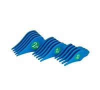 Juego De 3 Unidades De Protectores For Cortapelos De 32/38/51mm, Peine De Límite Grande, Compatible Con WAHL, Máquina For Cortar Cabello, Peines Guía De Corte For Barbería(Blue)