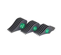 Juego De 3 Unidades De Protectores For Cortapelos De 32/38/51mm, Peine De Límite Grande, Compatible Con WAHL, Máquina For Cortar Cabello, Peines Guía De Corte For Barbería(Grey)