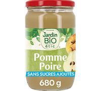 Juego de 3 unidades *** Jardín Bio Etic Postre manzana pera Williams sin azúcar añadido en tarro de 680 g