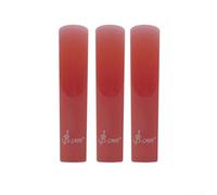 Juego de 3 varillas compatible con saxofones tenores altos soprano y para clarinetes (rojo clarinete)