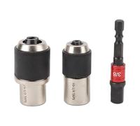 Juego de 3 vasos de grifo ajustables con accionamiento cuadrado de 3/8 de pulgada y adaptador - Herramienta extractora de mandíbula ajustable para escariadores de grifos y