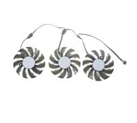Juego de 3 ventiladores for tarjeta gráfica de 82 mm T128015SU PLD09215S12H, compatibles con GIGABYTE y GeForce (RTX 2060, RTX 2070, RTX 2080 SUPER GAMING OC).(Right fan)