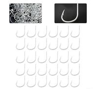 Juego de 30 anzuelos de pesca, diseñados para un rendimiento óptimo con forja robusta de doble cara (3/0)