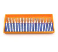 Juego de 30 brocas giratorias para afilar diamantes, para herramientas Dremel