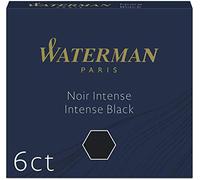 Juego de 30 cartucho para bolígrafo pluma estilográfica de tinta negra Waterman internacional corta (en funda de 6