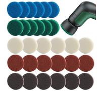 Juego de 30 Cepillo de Limpieza,Almohadilla de Limpieza de Cepillos Eléctricos Compatible con el Cepillo de Lmpieza Bosch Home/Garden 6033 Cepillos de Limpieza Eléctricos