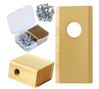 Juego de 30 Cuchillas de Repuesto para Cortacésped Robótico Worx Landroid, Cuchillas de Repuesto de Acero Inoxidable y Titanio con 30 Tornillos,para Cortacéspedes Compatible con Worx Landxcape Einhell