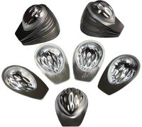 Juego de 30 moldes para nueces pequeñas para hornear nueces rellenas de nueces Oreschki Орешки