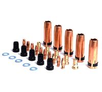 Juego de 30 piezas de desgaste para antorcha de soldadura MB501, rosca M8 MIG/MAG, accesorios de soldadura réplica de calidad WELDCUT