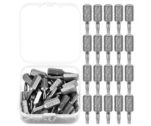 Juego de 30 puntas Torx de repuesto T10, surtido de puntas para destornilladores, longitud: 25 mm