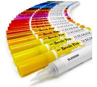 Juego de 30 rotuladores de acuarela líquida Ecoline de Royal Talens en cartera de plástico