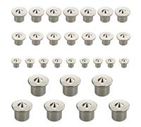 Juego de 30 tacos de madera, marcadores de tacos macizos, puntas para tacos, ayuda para tacos, tacos de madera, marcadores de agujeros para tacos, juego de tacos, 6/8/10/12 mm, para herramientas de