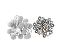 Juego de 30 tornillos de fijación for tela de techo interior de coche, hebillas de fijación for techo de coche, remaches de presión, retenedores(ColorJ)