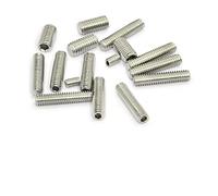 Juego de 30 tornillos hexagonales de acero inoxidable M5 x 12 mm, tornillos hexagonales de cabeza plana