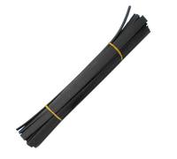 Juego de 30 varillas de soldadura de plástico PP negras de 2,5 mm de grosor, herramientas de reparación for parachoques de TPO, TEO, kayak y juguete.