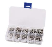 Juego de 300 llaves hexagonales de cabeza plana de acero inoxidable M3 M4 M5 M6 M8