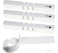 Juego de 300 placas para plantas, 21 x 2 cm, etiquetas para plantas, plantas carnívoras, etiquetas para escribir (blanco)