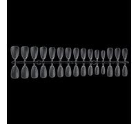 Juego de 300 puntas de ataúd con forma de almendra, puntas falsas, puntas de extensiones para decoración artística