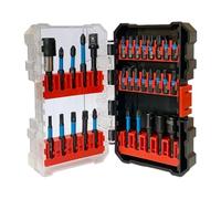 Juego de 31 puntas de destornillador de precisión para destornilladores eléctricos, puntas magnéticas fuertes, revestimiento de fosfato negro resistente al óxido, vástago hexagonal, caja deslizante