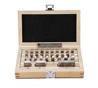 Juego de 32 bloques de calibre métrico, calibre de torno de acero de 1,005-50 mm, grado 0, bloques de inspección de deslizamiento, juego de herramientas de calibrador de medición