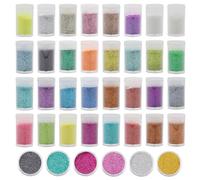 Juego de 32 colores de purpurina, purpurina manualidades, brillantina manualidades, polvo de purpurina de colores para manualidades, decoración de tarjetas, papel, mascarada, arte de uñas