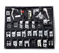 Juego de 32 prensatelas para Janome, accesorios para máquina de coser de vástago bajo con estuche de almacenamiento