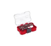 Einhell XS-CASE Juego de puntas de 32 piezas (puntas de 25 mm, porta-puntas de cambio rápido de 60 mm, adaptador con hexágono interior a 1/4" Drive in aja de almacenamiento)