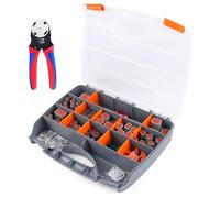 Juego de 338 conectores Deutsch de 2/3/4/6/8/12 pines conectores Deutsch herramienta de extracción de conectores eléctricos automotrices