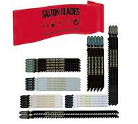 Juego de 35 hojas de sierra Saxton T144D T101B T101BR T111C T101AO T118G T744D T344D para madera y metal, compatible con Bosch, Dewalt, Makita, etc