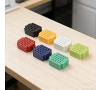 Juego de 35 mini tableros de 25 agujeros - Placa de experimentación sin soldadura para Arduino y para proyectos Raspberry Pi